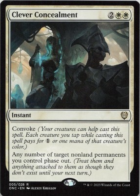 Clever Concealment R Commander: Phyrexia: All Will Be One 5 LP MTG