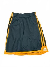 Adidas Boys Small Black Orange Athletic Shorts