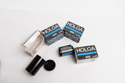 Lot of 4 Holga 400 ISO Black & White Film, 120 35mm EXP 02/2020
