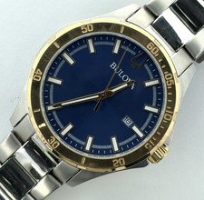 Bulova 98B392 Display Men's Two-tone Bracelet Watch 40mm A1D029470 