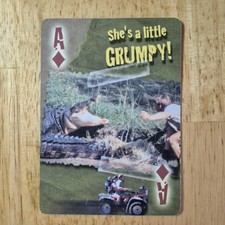 Crocodile Hunter Steve Irwin | 2001 Bicycle Playing Card - Ace of Diamonds