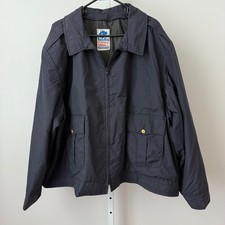 VTG Horace Apparel Co Mens Blue Jacket sz S Utility Workwear