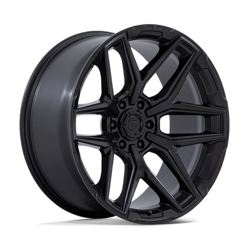 (Set-4) Fuel Flux 20X9 6X139.7 Blackout 20mm Wheels Rims 20 Inch - Afbeelding 5 van 11