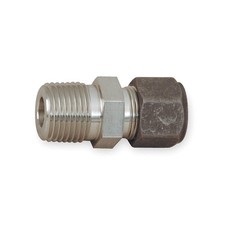 PARKER 4-6 FBZ-SS Connector,316 SS,CPIxM,1/4Inx3/8In 1PZH6