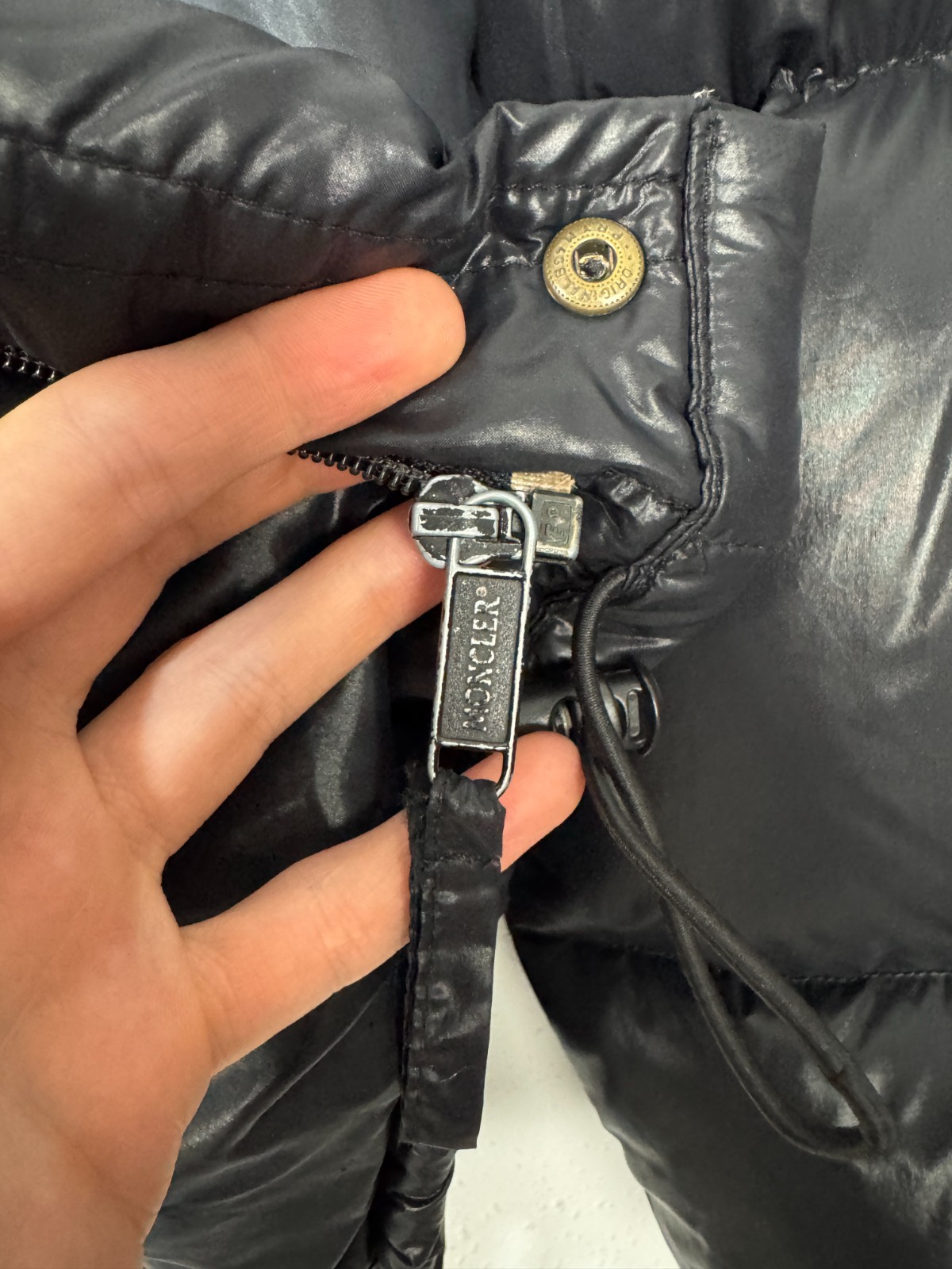 Moncler vintage 90s black puffer down jacket 6 XL/XXL image 7
