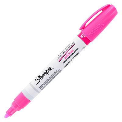 Sharpie Oil-Based Paint Marker, Medium Point, Pink Ink, 1-Count