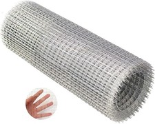 Chicken Wire Fencing Hardware Cloth 1/4 inch 8 in x 10 ft 23 Gauge Galvanized Wi
