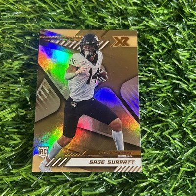 2021 Chronicles XR Draft Picks SAGE SURRATT RC Rookie Lions #178 Wake Forest F42