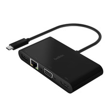 Belkin USB-C 5-in-1 Hub Plus 100W - Black