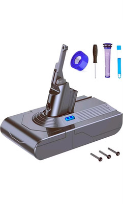 FLYLINKTECH V8 Akku, 6.0Ah V8 Ersatzakku für Dyson V8 SV10 Serie
