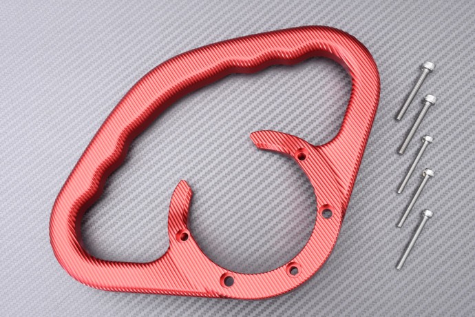 Poignée de maintien KTM RC 125 en aluminium anodisé rouge de haute précision CNC