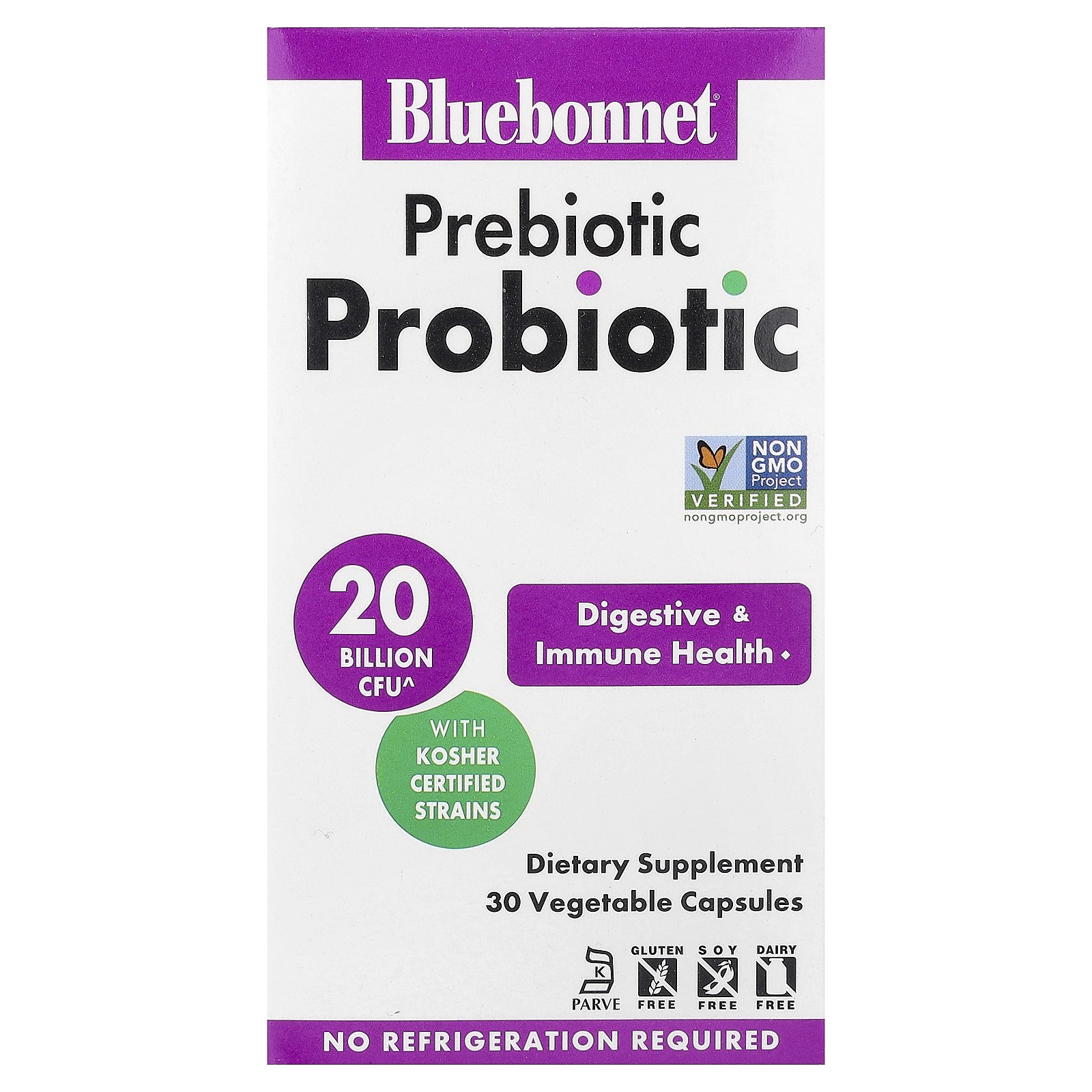 Prebiotic Probiotic 30 Vegetable Capsules 4090₽