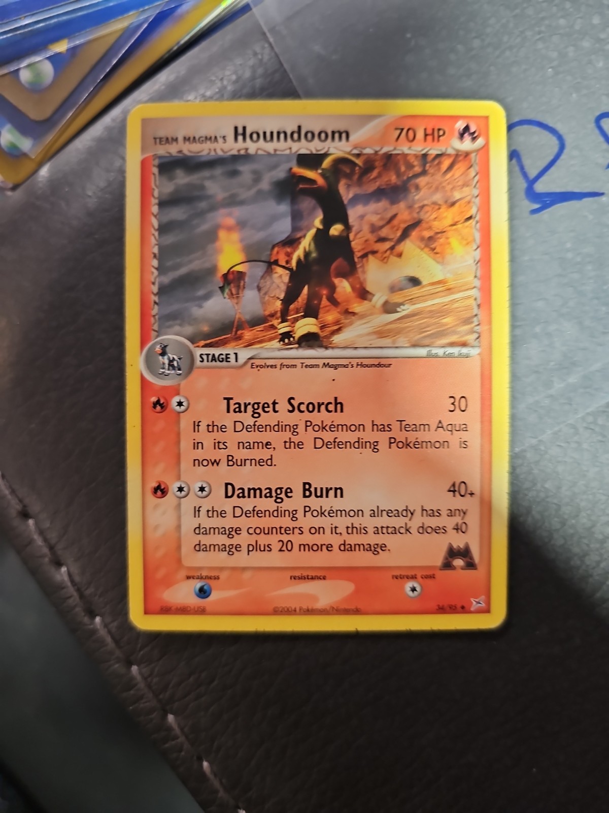 Pokemon TCG Team Magma's Houndoom - Uncommon Team Magma vs Team Aqua 34/95