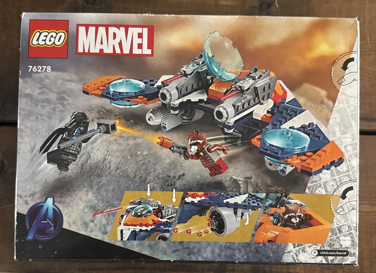 LEGO Marvel Super Heroes 76278 Rocket's Warbird vs. Ronan Retired