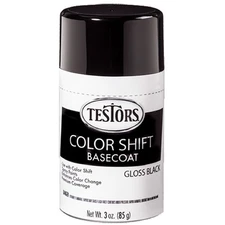 Testor Corp. 3 oz Testors Colorshif Black Basecoat TES340912 Car Paint