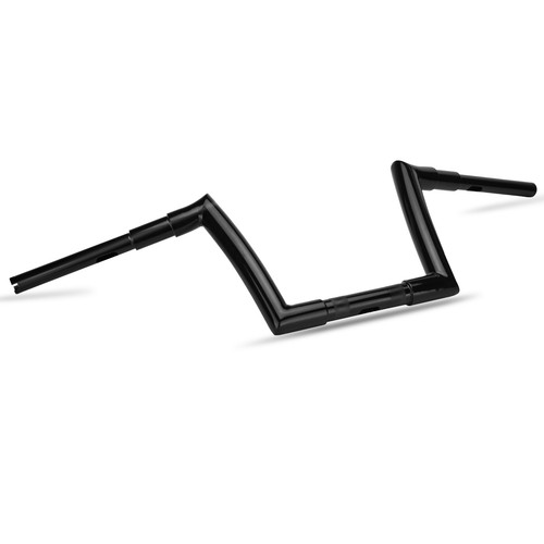 10" Rise Ape Hanger Handlebar 1 1/2" Fat Bar Black For Harley Road King Softail - Picture 15 of 15