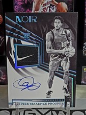 2023-24 Noir NBA OLIVIER-MAXENCE PROSPER RC Patch Auto Black & White Tags #5/5