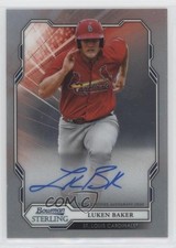 2019 Bowman Sterling Prospect Auto Luken Baker #BSPA-BSI Auto 0c6