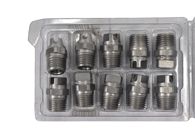 #ad Lot Of 10 1 4quot; MEG 1508 Pressure Washer Spray Nozzles Stainless Steel Silver $42.99