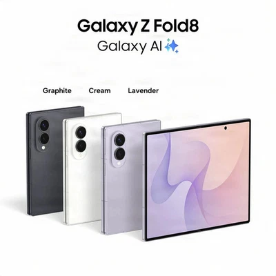 Samsung Galaxy Z Fold 8 5G SM-F971B 256/512GB Unlocked Dual Sim All Colours