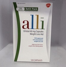 Alli Orlistat Diet Pills Refill Pack - 120 Capsules - Exp 01/27