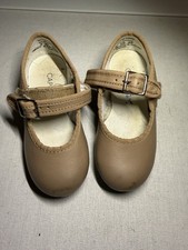 Capezio Girls 3800 Tap Shoe Mary Jane Flats Caramel Size 7 Toddler US Leather