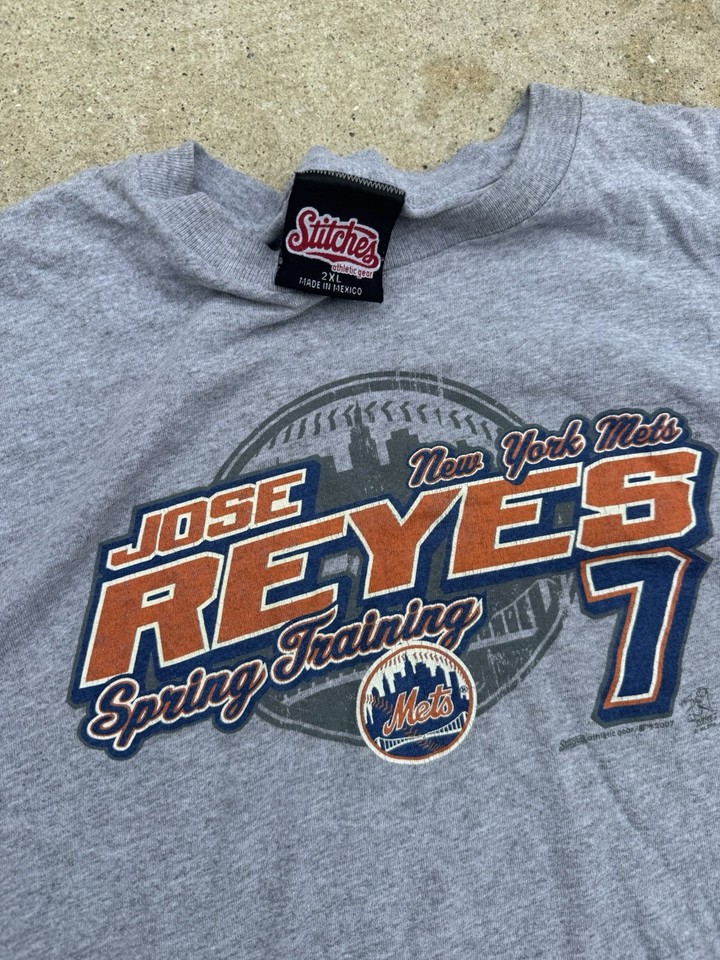 Vintage New York Mets Jose Reyes T Shirt XXL | eBay