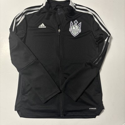 Oklahoma Energy FC # 2 Adidas Black Full zip USL Soccer Jacket