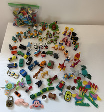 Huge Lot of Vintage KINDER Joy Surprise Figures Toys Vehicles Figures 70 Pieces