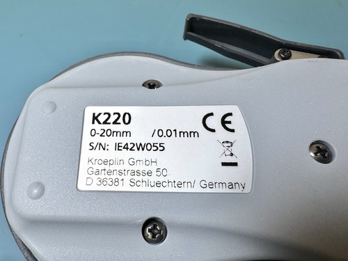 Kröplin Digital Außen-Schnelltaster 0-20 mm Außen-Meßgerät CNC - Bild 14 von 22