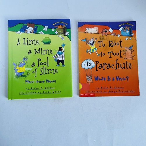 Lot of 2 Words are CATagorical Brian P. Cleary Nouns Verbs Children's Grammar - Picture 1 of 19