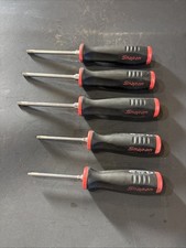 Snap-on 5 Pc Tamper Torx Red/Black Soft Grip ...