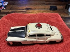 Vintage Rare Tin Military Police Friction Car Made In U.S. Zone Germany Nice 