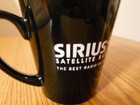 Black Sirius Satellite Radio Coffee Mug Cup Dog Mascot "The Best Radio on Radio" — photo 3