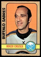 1972-73 O-Pee-Chee Roger Crozier Buffalo Sabres #50