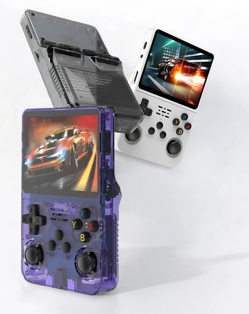 Console portable R36S 64Go pour jouer au rétro gaming dans le train