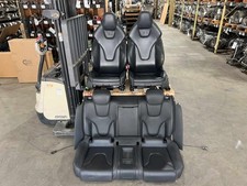 2008-2012 Audi S5 Coupe Sport Seat Set Front Rear Black Leather W Memory Tl