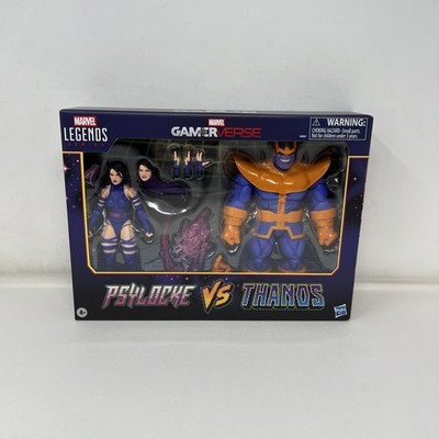 Hasbro Marvel Legends Gamerverse Psylocke vs. Thanos 2-Pack New