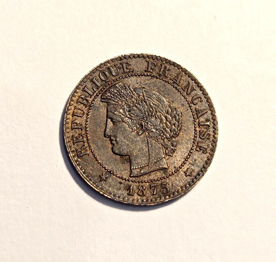 Cérès - 1 centime 1875 A Paris - Photo 1/2