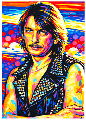 DAVE HOLLAND - Judas Priest * Fun Novelty * MUSIC ARTIST * Art Card * ATC ACEO