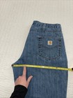Carhartt Jeans Men Blue Denim Relaxed Fit 101483-980 Straight Leg Workwear 40x28 — photo 7