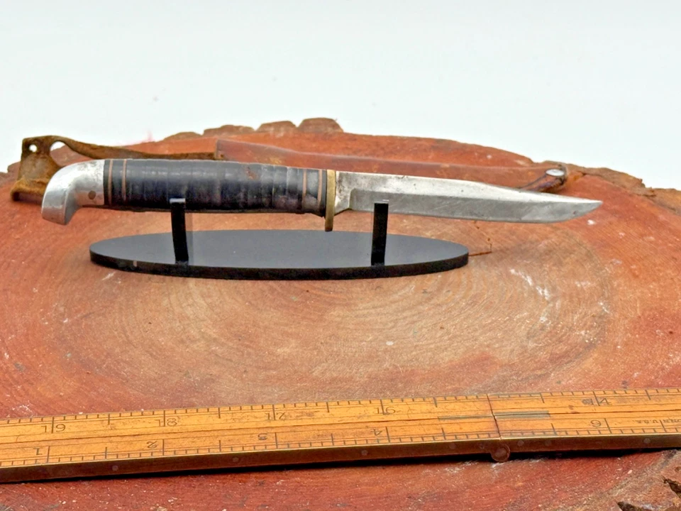 Rare Vintage Western Cutlery 628 Small Bird/Trout Knife Stagalon Handle--2515.25 - Image 2 of 4