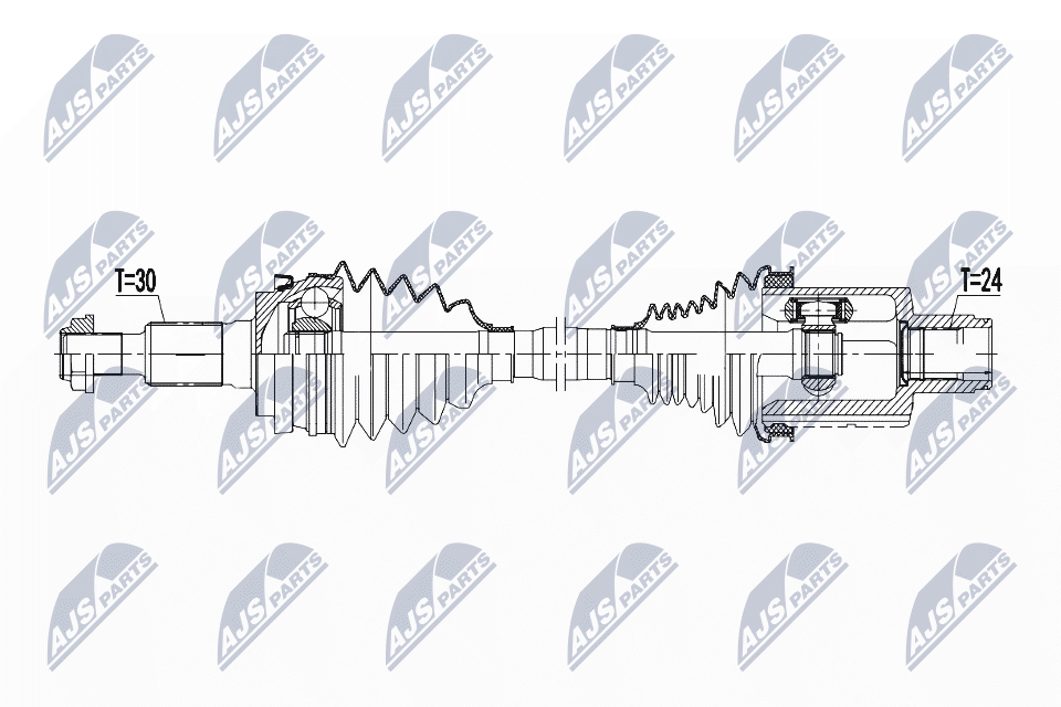 NTY Drive Shaft Compatible With Porsche Panamera 971 Front Left OE 9 - Image 7