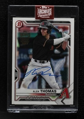 2023 Topps Archives Signature Series 22/67 Alek Thomas Buyback Auto 0x3l
