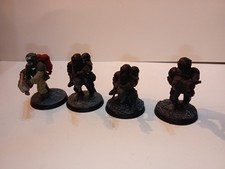 Warhammer 40k Imperial Guard Cadian Command Squad W/ Flamers + Heavy + GL OOP