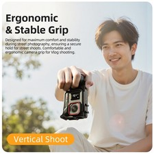 For Insta360 Ace Pro 2/1 Street Photography Grip Quick Release Shutter Handle