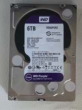 WD Western Digital WD60PURZ 3.5" 6TB HDD Purple Surveillance Hard Drive 3.5"