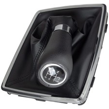 Für Mercedes C-Klasse W204 2007-2014 Schaltknauf 6-Gang Schaltmanschette Rahmen