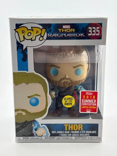 Funko POP! Marvel Thor Ragnarok #335 Thor 2018 Glow Summer Convention Limited