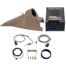 Glowshift 1500f Pyrometer Egt Gauge Tan Single Pod Fits 03-07 Super Duty 6.0l Glowshift 1500f Pyrometer Egt Gauge Tan Single Pod Fits 03-07 Super Duty 6.0l